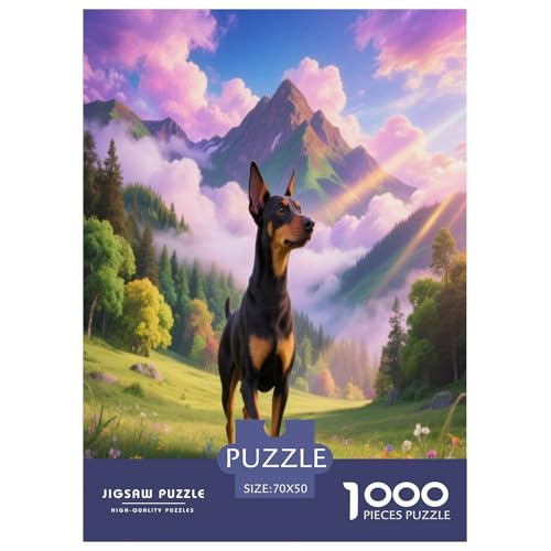 Miniatur Pinscher 1000 Teile Puzzle Unmöglich Geschicklichkeitsspiel Für Die Ganze Familie Süße Haustiere Spielzeug Kinder Ab 14 Jahren 70x50cm/1000pcs Miniatur Pinscher 1000 Teile Puzzle Unmöglich Geschicklichkeitsspiel Für Die Ganze Familie Süße Haustiere Spielzeug Kinder Ab 14 Jahren 70x50cm/1000pcs von JWEGVOSAY