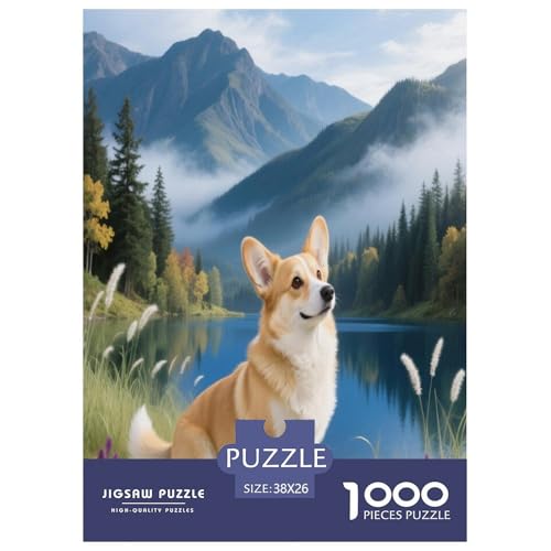 Pembroke Walisischer Corgi 1000 Teile Puzzle Unmöglich Dekompressionsspiel Süße Haustiere Spielzeug Ab 14 Jahren 38x26cm/1000pcs Pembroke Walisischer Corgi 1000 Teile Puzzle Unmöglich Dekompressionsspiel Süße Haustiere Spielzeug Ab 14 Jahren 38x26cm/1000pcs von JWEGVOSAY