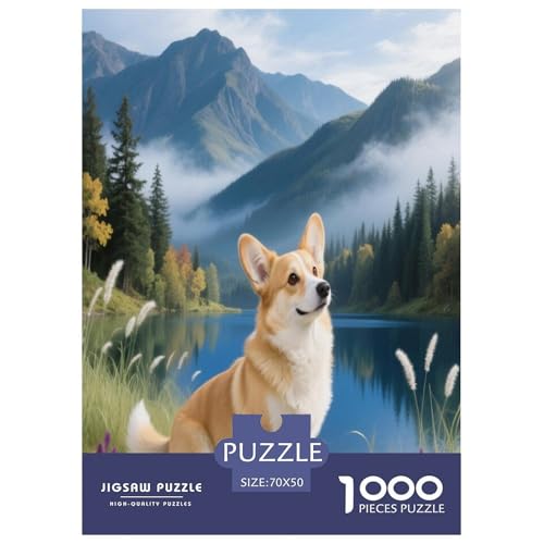 Pembroke Walisischer Corgi Premium 1000 Teile Puzzle Unmöglich Dekompressionsspiel Süße Haustiere Spielzeug Für Erwachsene Und Kinder Ab 12 Jahren 70x50cm/1000pcs Pembroke Walisischer Corgi Premium 1000 Teile Puzzle Unmöglich Dekompressionsspiel Süße Haustiere Spielzeug Für Erwachsene Und Kinder Ab 12 Jahren 70x50cm/1000pcs von JWEGVOSAY