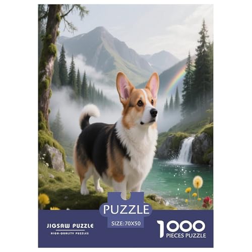 Pembroke Walisischer Corgi Premium 1000 Teile Puzzle Unmöglich Geschicklichkeitsspiel Für Die Ganze Familie Süße Haustiere Spielzeug Kinder Ab 14 Jahren 70x50cm/1000pcs Pembroke Walisischer Corgi Premium 1000 Teile Puzzle Unmöglich Geschicklichkeitsspiel Für Die Ganze Familie Süße Haustiere Spielzeug Kinder Ab 14 Jahren 70x50cm/1000pcs von JWEGVOSAY