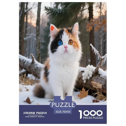 Persisch Premium 1000 Teile Puzzle Unmöglich Dekompressionsspiel Süße Haustiere Spielzeug Für Erwachsene Und Kinder Ab 12 Jahren 70x50cm/1000pcs von JWEGVOSAY