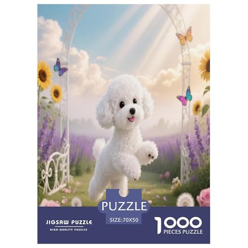 Poodle 1000 Teile Puzzle Unmöglich Dekompressionsspiel Süße Haustiere Geschenkideen Für Erwachsene Und Kinder Ab 12 Jahren 70x50cm/1000pcs Poodle 1000 Teile Puzzle Unmöglich Dekompressionsspiel Süße Haustiere Geschenkideen Für Erwachsene Und Kinder Ab 12 Jahren 70x50cm/1000pcs von JWEGVOSAY