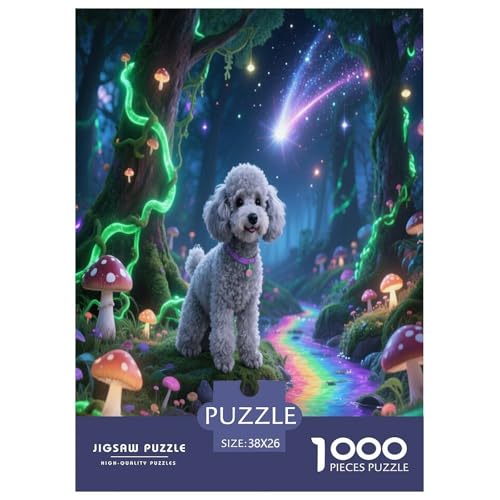 Poodle 1000 Teile Puzzle Unmöglich Geschicklichkeitsspiel Für Die Ganze Familie Süße Haustiere Geschenkideen Ab 14 Jahren 38x26cm/1000pcs Poodle 1000 Teile Puzzle Unmöglich Geschicklichkeitsspiel Für Die Ganze Familie Süße Haustiere Geschenkideen Ab 14 Jahren 38x26cm/1000pcs von JWEGVOSAY