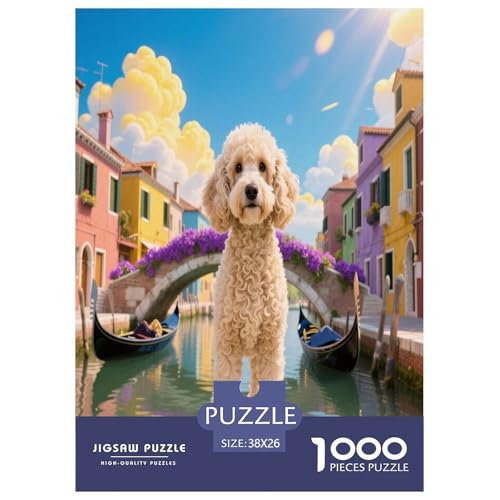 Poodle Premium 1000 Teile Puzzle Premium Quality Geschicklichkeitsspiel Für Die Ganze Familie Süße Haustiere Geschenkideen Ab 14 Jahren 38x26cm/1000pcs Poodle Premium 1000 Teile Puzzle Premium Quality Geschicklichkeitsspiel Für Die Ganze Familie Süße Haustiere Geschenkideen Ab 14 Jahren 38x26cm/1000pcs von JWEGVOSAY