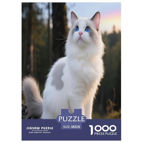 Ragdoll 1000 Teile Puzzle Unmöglich Geschicklichkeitsspiel Für Die Ganze Familie Süße Haustiere Geschenkideen Kinder Ab 14 Jahren 38x26cm/1000pcs Ragdoll 1000 Teile Puzzle Unmöglich Geschicklichkeitsspiel Für Die Ganze Familie Süße Haustiere Geschenkideen Kinder Ab 14 Jahren 38x26cm/1000pcs von JWEGVOSAY
