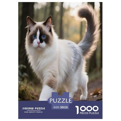 Ragdoll Premium 1000 Teile Puzzle Premium Quality Dekompressionsspiel Süße Haustiere Spielzeug Ab 14 Jahren 38x26cm/1000pcs Ragdoll Premium 1000 Teile Puzzle Premium Quality Dekompressionsspiel Süße Haustiere Spielzeug Ab 14 Jahren 38x26cm/1000pcs von JWEGVOSAY