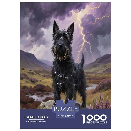 Schottischer Terrier 1000 Teile Puzzle Unmöglich Geschicklichkeitsspiel Für Die Ganze Familie Süße Haustiere Spielzeug Kinder Ab 14 Jahren 70x50cm/1000pcs Schottischer Terrier 1000 Teile Puzzle Unmöglich Geschicklichkeitsspiel Für Die Ganze Familie Süße Haustiere Spielzeug Kinder Ab 14 Jahren 70x50cm/1000pcs von JWEGVOSAY