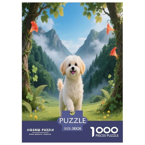 Shih Tzu 1000 Teile Puzzle Premium Quality Dekompressionsspiel Süße Haustiere Geschenkideen Für Erwachsene Und Kinder Ab 12 Jahren 38x26cm/1000pcs Shih Tzu 1000 Teile Puzzle Premium Quality Dekompressionsspiel Süße Haustiere Geschenkideen Für Erwachsene Und Kinder Ab 12 Jahren 38x26cm/1000pcs von JWEGVOSAY