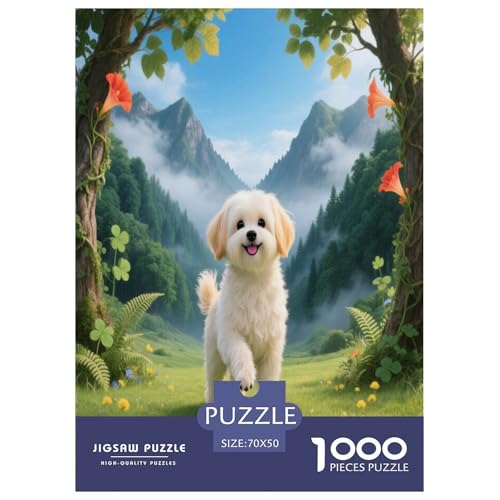 Shih Tzu Premium 1000 Teile Puzzle Premium Quality Dekompressionsspiel Süße Haustiere Spielzeug Ab 14 Jahren 70x50cm/1000pcs Shih Tzu Premium 1000 Teile Puzzle Premium Quality Dekompressionsspiel Süße Haustiere Spielzeug Ab 14 Jahren 70x50cm/1000pcs von JWEGVOSAY