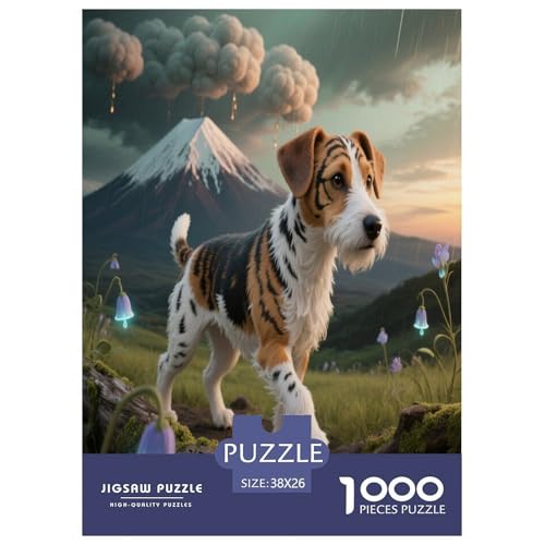 Spielzeug Fox Terrier Premium 1000 Teile Puzzle Premium Quality Dekompressionsspiel Süße Haustiere Geschenkideen Für Erwachsene Und Kinder Ab 12 Jahren 38x26cm/1000pcs Spielzeug Fox Terrier Premium 1000 Teile Puzzle Premium Quality Dekompressionsspiel Süße Haustiere Geschenkideen Für Erwachsene Und Kinder Ab 12 Jahren 38x26cm/1000pcs von JWEGVOSAY