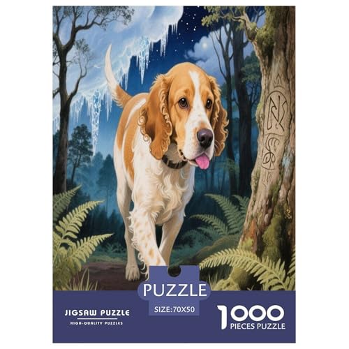 Sussex Spaniel 1000 Teile Puzzle Unmöglich Dekompressionsspiel Süße Haustiere Spielzeug Ab 14 Jahren 70x50cm/1000pcs Sussex Spaniel 1000 Teile Puzzle Unmöglich Dekompressionsspiel Süße Haustiere Spielzeug Ab 14 Jahren 70x50cm/1000pcs von JWEGVOSAY