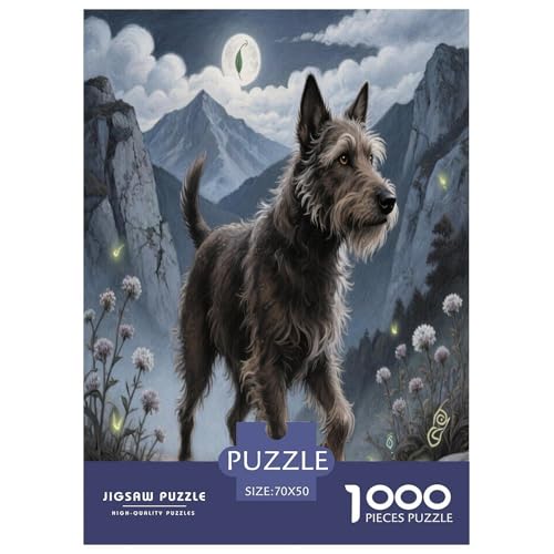 Tschechischer Terrier Premium 1000 Teile Puzzle Unmöglich Geschicklichkeitsspiel Für Die Ganze Familie Süße Haustiere Geschenkideen Für Erwachsene Und Kinder Ab 12 Jahren 70x50cm/1000pcs Tschechischer Terrier Premium 1000 Teile Puzzle Unmöglich Geschicklichkeitsspiel Für Die Ganze Familie Süße Haustiere Geschenkideen Für Erwachsene Und Kinder Ab 12 Jahren 70x50cm/1000pcs von JWEGVOSAY