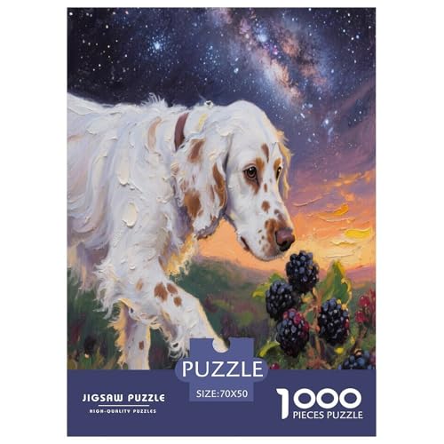 Welischer Springer Spaniel 1000 Teile Puzzle Unmöglich Geschicklichkeitsspiel Für Die Ganze Familie Süße Haustiere Geschenkideen Ab 14 Jahren 70x50cm/1000pcs Welischer Springer Spaniel 1000 Teile Puzzle Unmöglich Geschicklichkeitsspiel Für Die Ganze Familie Süße Haustiere Geschenkideen Ab 14 Jahren 70x50cm/1000pcs von JWEGVOSAY