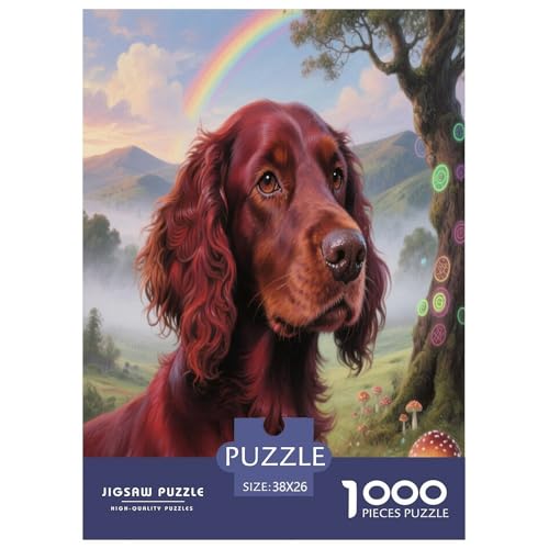 Welischer Springer Spaniel 1000 Teile Puzzle Unmöglich Geschicklichkeitsspiel Für Die Ganze Familie Süße Haustiere Geschenkideen Für Erwachsene Und Kinder Ab 12 Jahren 38x26cm/1000pcs Welischer Springer Spaniel 1000 Teile Puzzle Unmöglich Geschicklichkeitsspiel Für Die Ganze Familie Süße Haustiere Geschenkideen Für Erwachsene Und Kinder Ab 12 Jahren 38x26cm/1000pcs von JWEGVOSAY