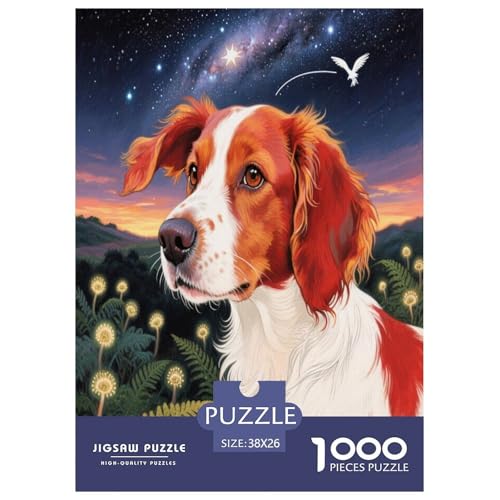 Welischer Springer Spaniel 1000 Teile Puzzle Unmöglich Geschicklichkeitsspiel Für Die Ganze Familie Süße Haustiere Spielzeug Ab 14 Jahren 38x26cm/1000pcs Welischer Springer Spaniel 1000 Teile Puzzle Unmöglich Geschicklichkeitsspiel Für Die Ganze Familie Süße Haustiere Spielzeug Ab 14 Jahren 38x26cm/1000pcs von JWEGVOSAY