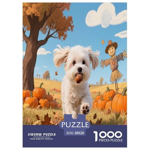 maltesisch 1000 Teile Puzzle Premium Quality Geschicklichkeitsspiel Für Die Ganze Familie Süße Haustiere Geschenkideen Für Erwachsene Und Kinder Ab 12 Jahren 38x26cm/1000pcs maltesisch 1000 Teile Puzzle Premium Quality Geschicklichkeitsspiel Für Die Ganze Familie Süße Haustiere Geschenkideen Für Erwachsene Und Kinder Ab 12 Jahren 38x26cm/1000pcs von JWEGVOSAY