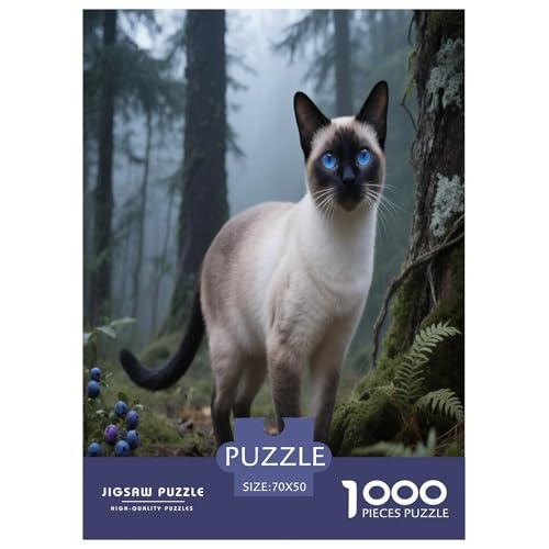 siamischen 1000 Teile Puzzle Unmöglich Dekompressionsspiel Süße Haustiere Spielzeug Für Erwachsene Und Kinder Ab 12 Jahren 70x50cm/1000pcs siamischen 1000 Teile Puzzle Unmöglich Dekompressionsspiel Süße Haustiere Spielzeug Für Erwachsene Und Kinder Ab 12 Jahren 70x50cm/1000pcs von JWEGVOSAY