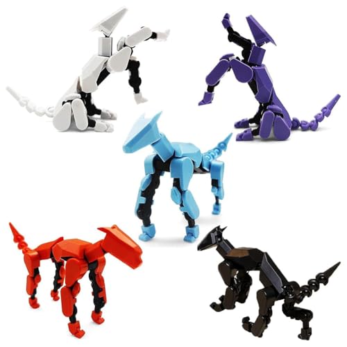 5 PCS Multi T13 Jointed Beweglicher Roboter Hund Titan 3D gedruckte Action Figur Hund Lucky 13 Roboter Actionfigur Hund Montieren Desktop Schreibtisch Dekoration Kreative Geschenke 5 PCS Multi T13 Jointed Beweglicher Roboter Hund Titan 3D gedruckte Action Figur Hund Lucky 13 Roboter Actionfigur Hund Montieren Desktop Schreibtisch Dekoration Kreative Geschenke von JWKLYZH