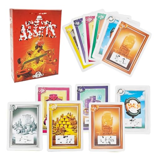 JWKLYZH Lustiges Collectible Card Games Solitär-Familienspiel Kartenspiel Für Erwachsene Teenager Und Kinder Lustiges Asset Protection Game Familienkartenspiel Party Geschenk Sammlung-110Pcs JWKLYZH Lustiges Collectible Card Games Solitär-Familienspiel Kartenspiel Für Erwachsene Teenager Und Kinder Lustiges Asset Protection Game Familienkartenspiel Party Geschenk Sammlung-110Pcs von JWKLYZH