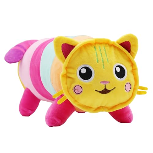 JWKLYZH Plüschtier Katze,Langes Katzen-Plüsch-Kawaii,25cm Katze,Kuscheltier Plüschkissen Spielzeug,Stofftier Plüsch, Kuscheltier Puppe Geschenk für Kinder von JWKLYZH