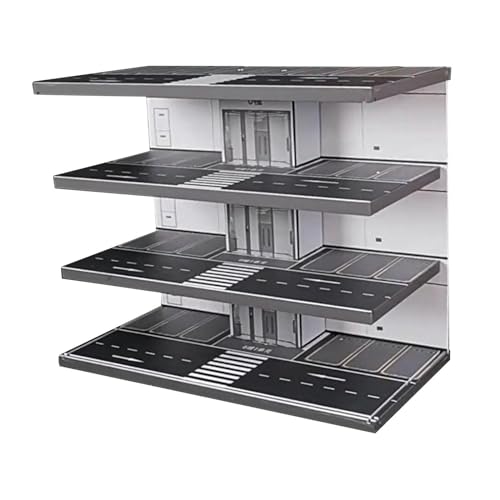 JWQFBC 1:64 Maßstab Parkplatz Druckguss Auto Display Fahrzeug Garage Szene Spielzeug für Druckguss Auto 13,70x7,01x11,30 Zoll JWQFBC 1:64 Maßstab Parkplatz Druckguss Auto Display Fahrzeug Garage Szene Spielzeug für Druckguss Auto 13,70x7,01x11,30 Zoll von JWQFBC