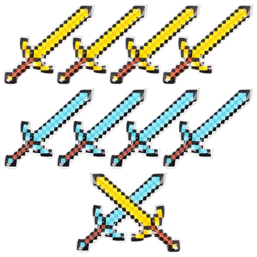 JWTRSVTY 10PCS Aufblasbare Schwerter Set, 63cm Aufblasbares Pixel Schwert, Aufblasbare-Schwerter Requisiten, Kinder Aufblasbares Piraten Schwert,für Cosplay Party, Piraten Themen Party, Kostüm Partys JWTRSVTY 10PCS Aufblasbare Schwerter Set, 63cm Aufblasbares Pixel Schwert, Aufblasbare-Schwerter Requisiten, Kinder Aufblasbares Piraten Schwert,für Cosplay Party, Piraten Themen Party, Kostüm Partys von JWTRSVTY