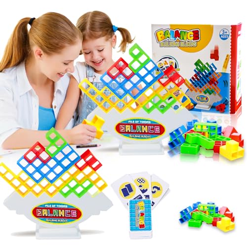 JWTRSVTY 48Pcs Kinder Tetris Spielset, Tetris Tower Spiel, Tower Spiel Kinder Erwachsene, Tetris Montessori Lernspiele, Tetris Balance Spielzeug Tower, für Jungen Mädchen Puzzle Spiele Frühes Lernen JWTRSVTY 48Pcs Kinder Tetris Spielset, Tetris Tower Spiel, Tower Spiel Kinder Erwachsene, Tetris Montessori Lernspiele, Tetris Balance Spielzeug Tower, für Jungen Mädchen Puzzle Spiele Frühes Lernen von JWTRSVTY