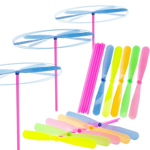 JWTRSVTY 50 Pcs Libellen spielzeug, Libellen Copter Spielzeug, Libelle Spielzeug Kunststoff Fliegender, lustiger Handhubschrauber, Libellen Spielwaren Party für Jungen Mädchen Kind Geburtstag Geschenk von JWTRSVTY
