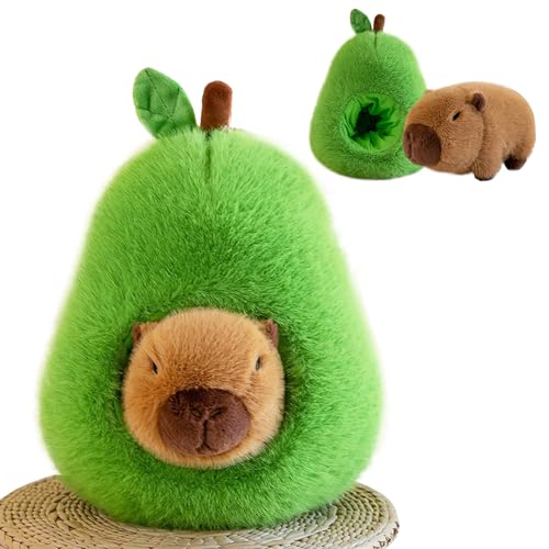 JWTRSVTY Capybara Plüschtier, 35cm Stofftier, 2-In-1 Avocado Puppen, Kuscheltier Für Jungen Mädchen Kinder Geburtstagsgeschenke JWTRSVTY Capybara Plüschtier, 35cm Stofftier, 2-In-1 Avocado Puppen, Kuscheltier Für Jungen Mädchen Kinder Geburtstagsgeschenke von JWTRSVTY