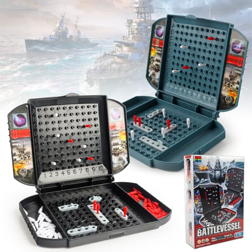 JWTRSVTY Strategie Brettspiel Seeschlacht, Seeschlacht Spiel, Schiffe Versenken Spiel, Battleship Board Game, Battleship With Planes Strategy Brettspiel, Puzzle Spiel Für Kinder Ab 4 Jahren von JWTRSVTY