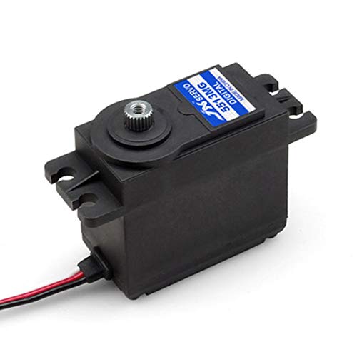 JX Servo 8 kg/9 kg/13 kg/15 kg/20 kg, hohes Drehmoment, Metallgetriebe, digitaler Standard-Servo für Hubschrauber, Drohne, Panzer, Auto, Roboter, Zubehör (PDI-5513MG/13KG) von JX Servo