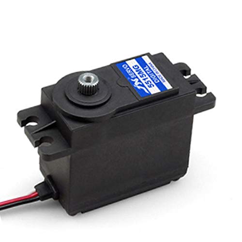 JX Servo 8 kg/9 kg/13 kg/15 kg/20 kg, hohes Drehmoment, Metallgetriebe, digitaler Standard-Servo für Hubschrauber, Drohne, Panzer, Auto, Roboter, Zubehör (PDI-5515MG/15KG) von JX Servo