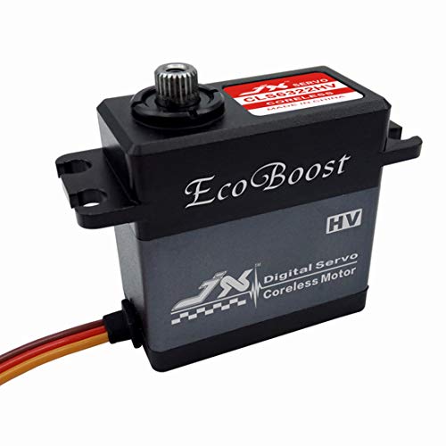 JX Servo CLS6322HV 21kg High Torque Metallgehäuse Metallzahn Hochdruck Digital Hohlschalenservo für Drohne RC Auto RC Boot Robort von JX