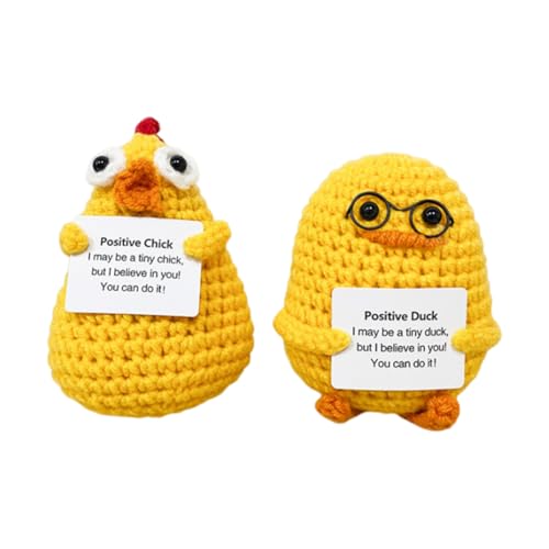 JXADVOK 2 Stück Positive Küken und Enten Puppe,Pocket Hug Küken,Positive Kleine Ente Puppe,Kreativ Niedliche Kleine Ente Puppe,Glücksbringer Geschenke für Inspirierende Geschenke und Dekorationen JXADVOK 2 Stück Positive Küken und Enten Puppe,Pocket Hug Küken,Positive Kleine Ente Puppe,Kreativ Niedliche Kleine Ente Puppe,Glücksbringer Geschenke für Inspirierende Geschenke und Dekorationen von JXADVOK