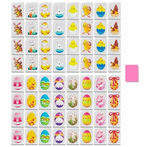JXAXD 65 Tiles Mahjong Spiel Blöcke, 30mm Seaside Stil Escape Game im Mahjong-Stil, Seaside Escape Spiel, Familienspiel für Erwachsene, Kinder und alle Altersgruppen, 30mm, D JXAXD 65 Tiles Mahjong Spiel Blöcke, 30mm Seaside Stil Escape Game im Mahjong-Stil, Seaside Escape Spiel, Familienspiel für Erwachsene, Kinder und alle Altersgruppen, 30mm, D von JXAXD