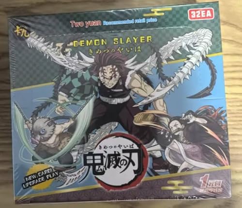 DemonSllayer Anime Cards, Anime Trading Cards Set Cartoon Trading Cards Card Game Booster Pack Solitaire Card Box Birthday Gift for Anime Enthusiasts 90 Pieces-C von JXBBAAC