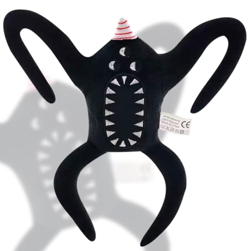 JXBBAAC Kinder Plüschtiere, Garten Spielzeug, Garten Plüschtier 24cm, Weiches Plüsch, Süß Plüschpuppe, Geschenke für Kinder Geburtstag Party Geschenk (Schwarz) von JXBBAAC