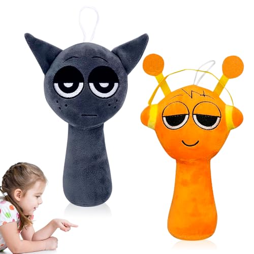Sprunkii Plüschtier, 2 Stück Kuscheltier Plüsch Spielzeug Cartoon Plüschpuppen Kinder Plüschkissen Spielzeug Game Character Plushies für Heimdekoration Kinder Geburtstage Weihnachts Geschenke (20cm) Sprunkii Plüschtier, 2 Stück Kuscheltier Plüsch Spielzeug Cartoon Plüschpuppen Kinder Plüschkissen Spielzeug Game Character Plushies für Heimdekoration Kinder Geburtstage Weihnachts Geschenke (20cm) von JXBBAAC