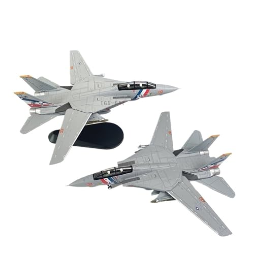 1/100 Für Druckgussmetall F-14D Tomcat Fighter F14 Bounty Hunter Ultimate Cruise Flugzeuglegierung Modellsammlung (mit Ständer) Ausstellungsgeschenk von JXYAQTSOF