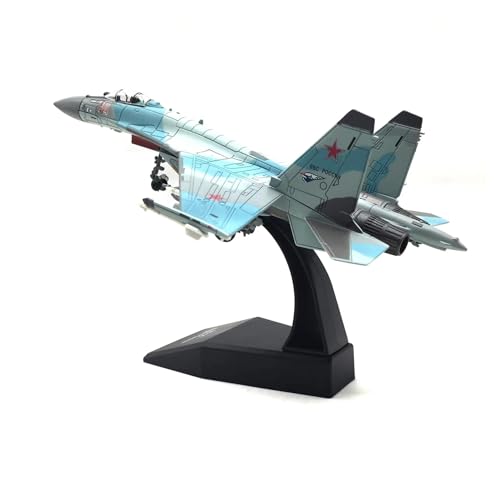1:100 Für Russische Su-35 Super Seite Kämpfer Simulation Legierung Militär Modell Fertig Ornament(Su-35-B) von JXYAQTSOF