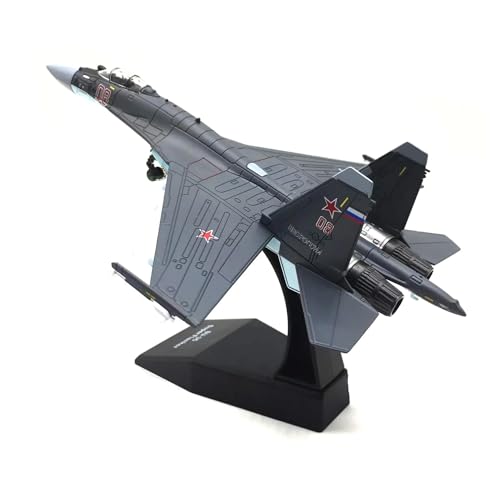 1:100 Für Russische Su-35 Super Seite Kämpfer Simulation Legierung Militär Modell Fertig Ornament(Su-35-C) von JXYAQTSOF