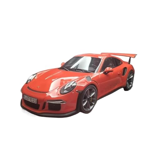 1:18 Für Porsche 911 (991.1) GT3 RS Orange Simulierte Harz Statische Auto Modell Hause Dekoration von JXYAQTSOF
