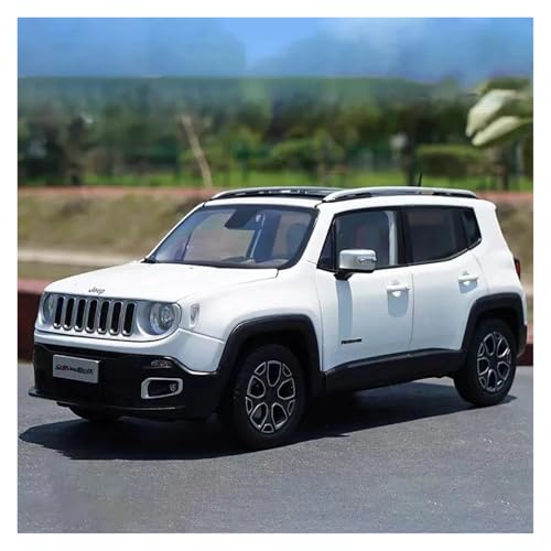 1:18 für Jeep Renegade Geländewagen Diecast Legierung Modell Home Decor Sammlung(White) von JXYAQTSOF