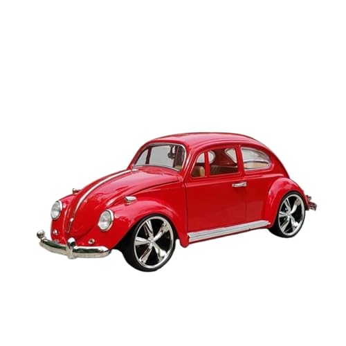 1:18 für Oldtimer Käfer Classic Modellauto Sammlerstück Ausstellungsstück(Red) von JXYAQTSOF