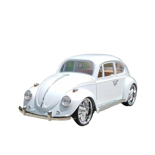 1:18 für Oldtimer Käfer Classic Modellauto Sammlerstück Ausstellungsstück(White) von JXYAQTSOF