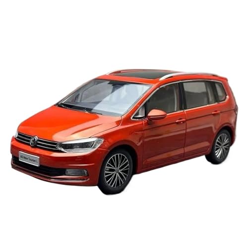 1:18 für VW Touran L MPV Klassisches Modellauto Sammlerstück Ausstellungsstück(Red) von JXYAQTSOF