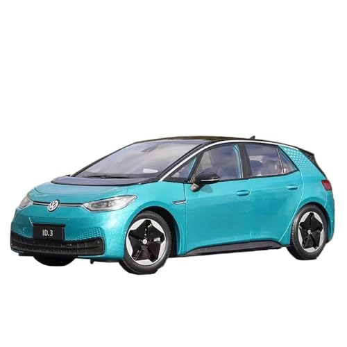 1:18 für Volkswagen ID.3 SUV Druckgusslegierung Automodell Home Decor Collection(Blue) von JXYAQTSOF