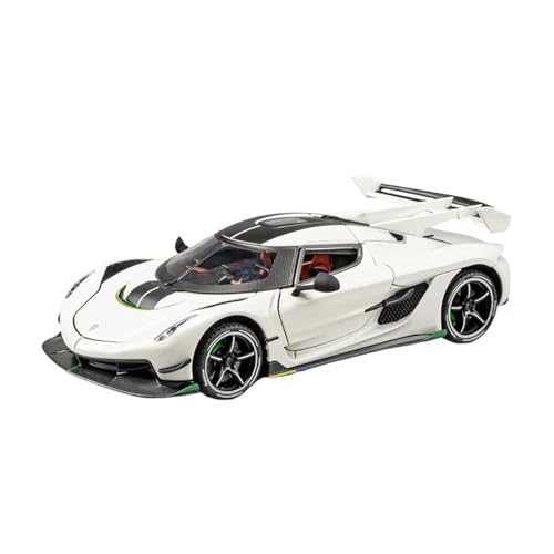 1:24 Für Koenigsegg Legierung Modell Sport Auto Sammlung Ornamente Junge Geburtstag Geschenke(White) von JXYAQTSOF