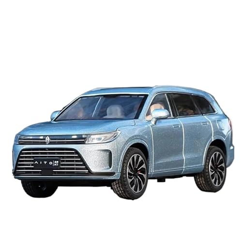 1:24 für AITO M7 SUV Legierung Auto Druckguss Sound Und Licht Modell Home Decor Serie von JXYAQTSOF