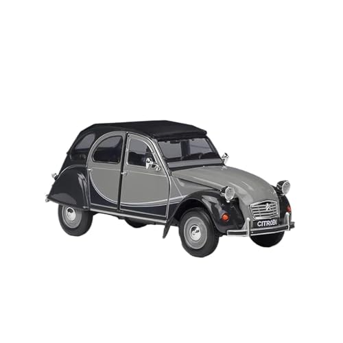 1:24 für Citro 2cv 6 Charleston Oldtimer Druckguss Legierung Auto Modell Home Decor Sammlung(Black) von JXYAQTSOF